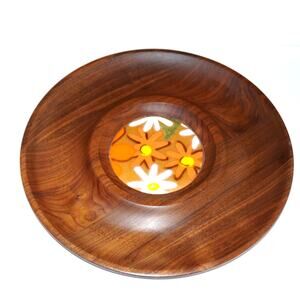 Bey-Cor Creations LTD MCM Daisy Teak Wood Server